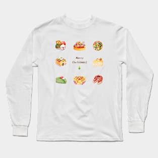 Christmas Strawberry Desserts❤️ Long Sleeve T-Shirt